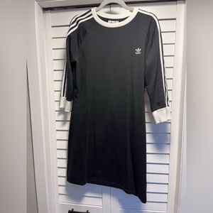 NWOT adidas long sleeve black dress XL